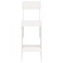 Taburetes de cocina 2 uds madera pino blanco 40x48,5x115,5 cm de vidaXL, Sillas de jardín - Ref: Foro24-825360, Precio: 107,1...