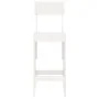 Taburetes de cocina 2 uds madera pino blanco 40x48,5x115,5 cm de vidaXL, Sillas de jardín - Ref: Foro24-825360, Precio: 106,0...