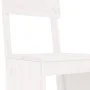 Taburetes de cocina 2 uds madera pino blanco 40x48,5x115,5 cm de vidaXL, Sillas de jardín - Ref: Foro24-825360, Precio: 106,0...