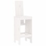 Taburetes de cocina 2 uds madera maciza pino blanco 40x42x120cm de vidaXL, Sillas de jardín - Ref: Foro24-825353, Precio: 116...
