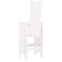 Taburetes de cocina 2 uds madera maciza pino blanco 40x42x120cm de vidaXL, Sillas de jardín - Ref: Foro24-825353, Precio: 116...