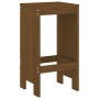 Taburetes de cocina 2 uds madera pino marrón miel 40x36x75 cm de vidaXL, Sillas de jardín - Ref: Foro24-825348, Precio: 95,48...