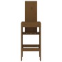 Taburetes de cocina 2 uds madera pino marrón miel 40x42x120 cm de vidaXL, Sillas de jardín - Ref: Foro24-825355, Precio: 123,...