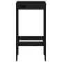 Taburetes de cocina 2 uds madera maciza pino negro 40x36x75 cm de vidaXL, Sillas de jardín - Ref: Foro24-825349, Precio: 90,1...