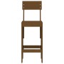 Taburetes de cocina 2 uds madera pino marrón 40x48,5x115,5 cm de vidaXL, Sillas de jardín - Ref: Foro24-825362, Precio: 90,23...
