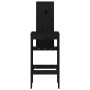 Taburetes de cocina 2 uds madera maciza pino negro 40x42x120 cm de vidaXL, Sillas de jardín - Ref: Foro24-825356, Precio: 123...