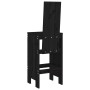 Taburetes de cocina 2 uds madera maciza pino negro 40x42x120 cm de vidaXL, Sillas de jardín - Ref: Foro24-825356, Precio: 123...