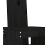 Taburetes de cocina 2 uds madera maciza pino negro 40x42x120 cm de vidaXL, Sillas de jardín - Ref: Foro24-825356, Precio: 123...
