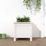Jardinera madera maciza de pino blanco 40x40x39 cm de vidaXL, Maceteros y jardineras - Ref: Foro24-825248, Precio: 42,62 €, D...