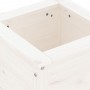 Jardinera madera maciza de pino blanco 40x40x39 cm de vidaXL, Maceteros y jardineras - Ref: Foro24-825248, Precio: 52,61 €, D...