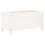 Jardinera madera maciza de pino blanco 82,5x40x39 cm de vidaXL, Maceteros y jardineras - Ref: Foro24-825255, Precio: 69,42 €,...