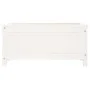Jardinera madera maciza de pino blanco 82,5x40x39 cm de vidaXL, Maceteros y jardineras - Ref: Foro24-825255, Precio: 69,42 €,...