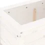 Jardinera madera maciza de pino blanco 82,5x40x39 cm de vidaXL, Maceteros y jardineras - Ref: Foro24-825255, Precio: 69,42 €,...