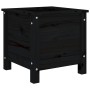 Jardinera madera maciza de pino negro 40x40x39 cm de vidaXL, Maceteros y jardineras - Ref: Foro24-825251, Precio: 53,98 €, De...