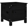 Jardinera madera maciza de pino negro 40x40x39 cm de vidaXL, Maceteros y jardineras - Ref: Foro24-825251, Precio: 53,98 €, De...