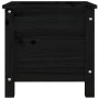 Jardinera madera maciza de pino negro 40x40x39 cm de vidaXL, Maceteros y jardineras - Ref: Foro24-825251, Precio: 53,26 €, De...