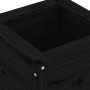 Jardinera madera maciza de pino negro 40x40x39 cm de vidaXL, Maceteros y jardineras - Ref: Foro24-825251, Precio: 53,98 €, De...