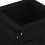 Jardinera madera maciza de pino negro 40x40x39 cm de vidaXL, Maceteros y jardineras - Ref: Foro24-825251, Precio: 53,26 €, De...