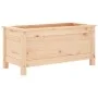 Jardinera madera maciza de pino 82,5x40x39 cm de vidaXL, Maceteros y jardineras - Ref: Foro24-825254, Precio: 67,66 €, Descue...