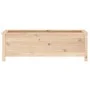Arriate elevado de jardín madera maciza de pino 119,5x40x39 cm de vidaXL, Maceteros y jardineras - Ref: Foro24-825261, Precio...
