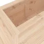 Arriate elevado de jardín madera maciza de pino 119,5x40x39 cm de vidaXL, Maceteros y jardineras - Ref: Foro24-825261, Precio...