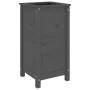 Jardinera madera maciza de pino gris 40x40x78 cm de vidaXL, Maceteros y jardineras - Ref: Foro24-825277, Precio: 79,86 €, Des...
