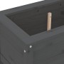 Jardinera madera maciza de pino gris 82,5x40x39 cm de vidaXL, Maceteros y jardineras - Ref: Foro24-825256, Precio: 79,39 €, D...