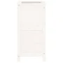 Jardinera madera maciza de pino blanco 40x40x78 cm de vidaXL, Maceteros y jardineras - Ref: Foro24-825276, Precio: 78,90 €, D...