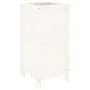 Jardinera madera maciza de pino blanco 40x40x78 cm de vidaXL, Maceteros y jardineras - Ref: Foro24-825276, Precio: 78,90 €, D...