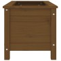 Jardinera madera maciza de pino marrón miel 82,5x40x39 cm de vidaXL, Maceteros y jardineras - Ref: Foro24-825257, Precio: 75,...