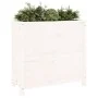 Jardinera madera maciza de pino blanco 82,5x40x78 cm de vidaXL, Maceteros y jardineras - Ref: Foro24-825283, Precio: 85,76 €,...