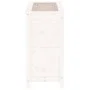 Jardinera madera maciza de pino blanco 82,5x40x78 cm de vidaXL, Maceteros y jardineras - Ref: Foro24-825283, Precio: 85,76 €,...