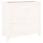 Jardinera madera maciza de pino blanco 82,5x40x78 cm de vidaXL, Maceteros y jardineras - Ref: Foro24-825283, Precio: 85,76 €,...