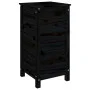 Jardinera madera maciza de pino negro 40x40x78 cm de vidaXL, Maceteros y jardineras - Ref: Foro24-825279, Precio: 79,86 €, De...