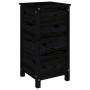 Jardinera madera maciza de pino negro 40x40x78 cm de vidaXL, Maceteros y jardineras - Ref: Foro24-825279, Precio: 81,26 €, De...