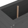 Jardinera madera maciza de pino gris 82,5x40x78 cm de vidaXL, Maceteros y jardineras - Ref: Foro24-825284, Precio: 120,94 €, ...