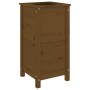 Jardinera madera maciza de pino marrón miel 40x40x78 cm de vidaXL, Maceteros y jardineras - Ref: Foro24-825278, Precio: 84,36...