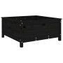 Jardinera madera maciza de pino negro 82,5x82,5x39 cm de vidaXL, Maceteros y jardineras - Ref: Foro24-825300, Precio: 105,58 ...
