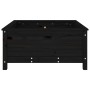 Jardinera madera maciza de pino negro 82,5x82,5x39 cm de vidaXL, Maceteros y jardineras - Ref: Foro24-825300, Precio: 105,58 ...