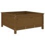 Jardinera madera maciza de pino marrón miel 82,5x82,5x39 cm de vidaXL, Maceteros y jardineras - Ref: Foro24-825299, Precio: 7...