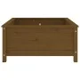 Jardinera madera maciza de pino marrón miel 82,5x82,5x39 cm de vidaXL, Maceteros y jardineras - Ref: Foro24-825299, Precio: 7...
