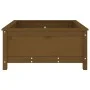 Jardinera madera maciza de pino marrón miel 82,5x82,5x39 cm de vidaXL, Maceteros y jardineras - Ref: Foro24-825299, Precio: 7...
