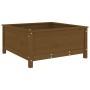Jardinera madera maciza de pino marrón miel 82,5x82,5x39 cm de vidaXL, Maceteros y jardineras - Ref: Foro24-825299, Precio: 7...