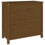 Jardinera madera maciza de pino marrón miel 82,5x40x78 cm de vidaXL, Maceteros y jardineras - Ref: Foro24-825285, Precio: 91,...