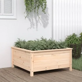 Jardinera madera maciza de pino 82,5x82,5x39 cm de vidaXL, Maceteros y jardineras - Ref: Foro24-825296, Precio: 89,72 €, Desc...