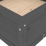Jardinera madera maciza de pino gris 82,5x82,5x39 cm de vidaXL, Maceteros y jardineras - Ref: Foro24-825298, Precio: 105,83 €...