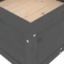 Jardinera madera maciza de pino gris 82,5x82,5x39 cm de vidaXL, Maceteros y jardineras - Ref: Foro24-825298, Precio: 104,24 €...