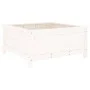 Jardinera madera maciza de pino blanco 82,5x82,5x39 cm de vidaXL, Maceteros y jardineras - Ref: Foro24-825297, Precio: 77,19 ...