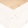 Jardinera madera maciza de pino blanco 82,5x82,5x39 cm de vidaXL, Maceteros y jardineras - Ref: Foro24-825297, Precio: 77,19 ...