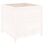 Jardinera madera maciza de pino blanco 82,5x82,5x78 cm de vidaXL, Maceteros y jardineras - Ref: Foro24-825304, Precio: 158,72...